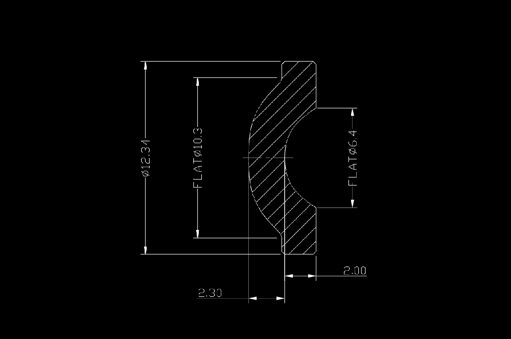 車載激光雷達非球面透鏡